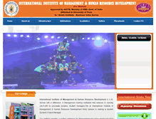 Tablet Screenshot of iimhrd.edu.in